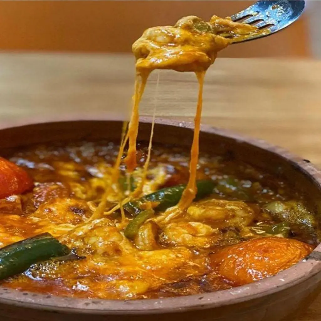 طاجن جمبري بالجبن