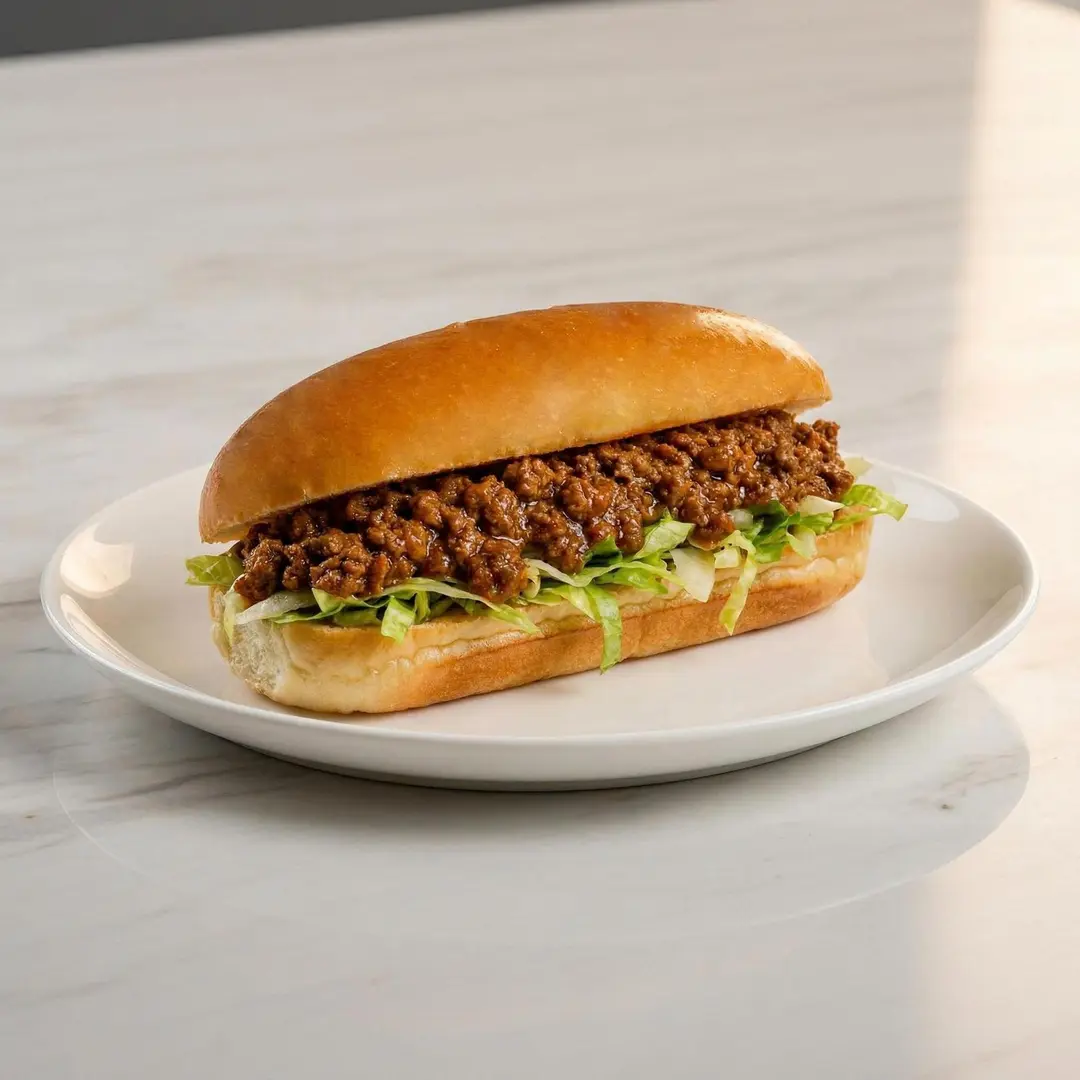 minced meat sandwich