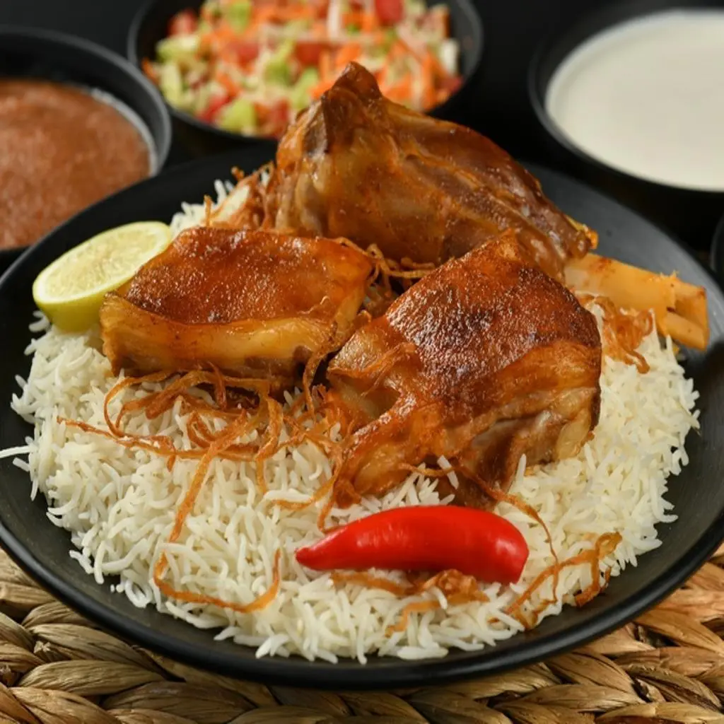 لحم تنور مع الأرز