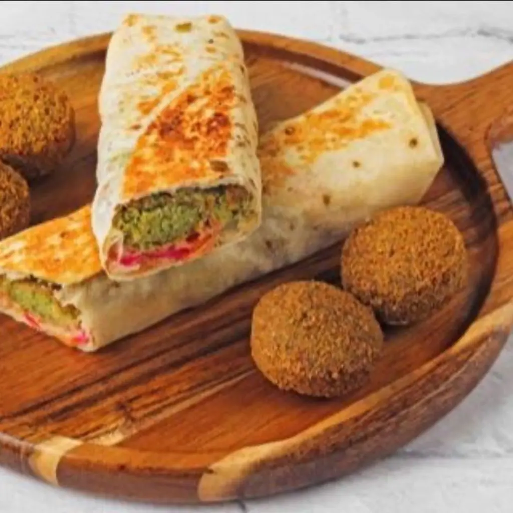 Falafel Saj Sandwich