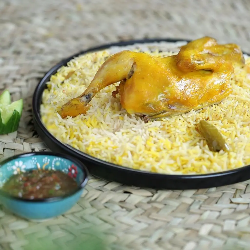 Chicken Mandi with Mandi Rice