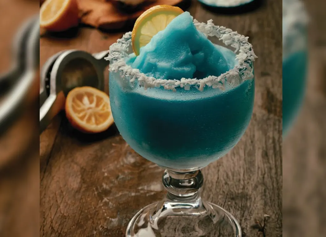 Blue Coconut Margarita