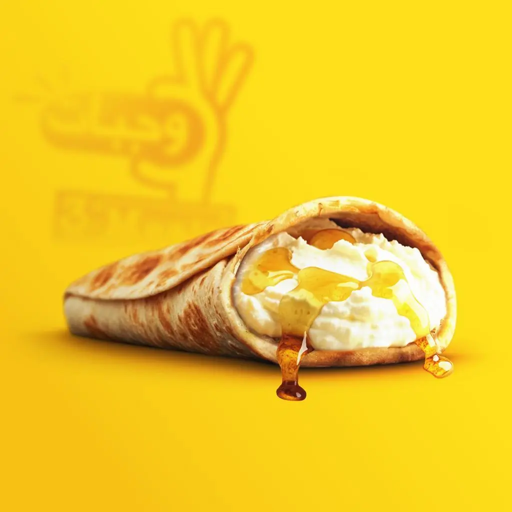 فطيرة باللبنة والعسل