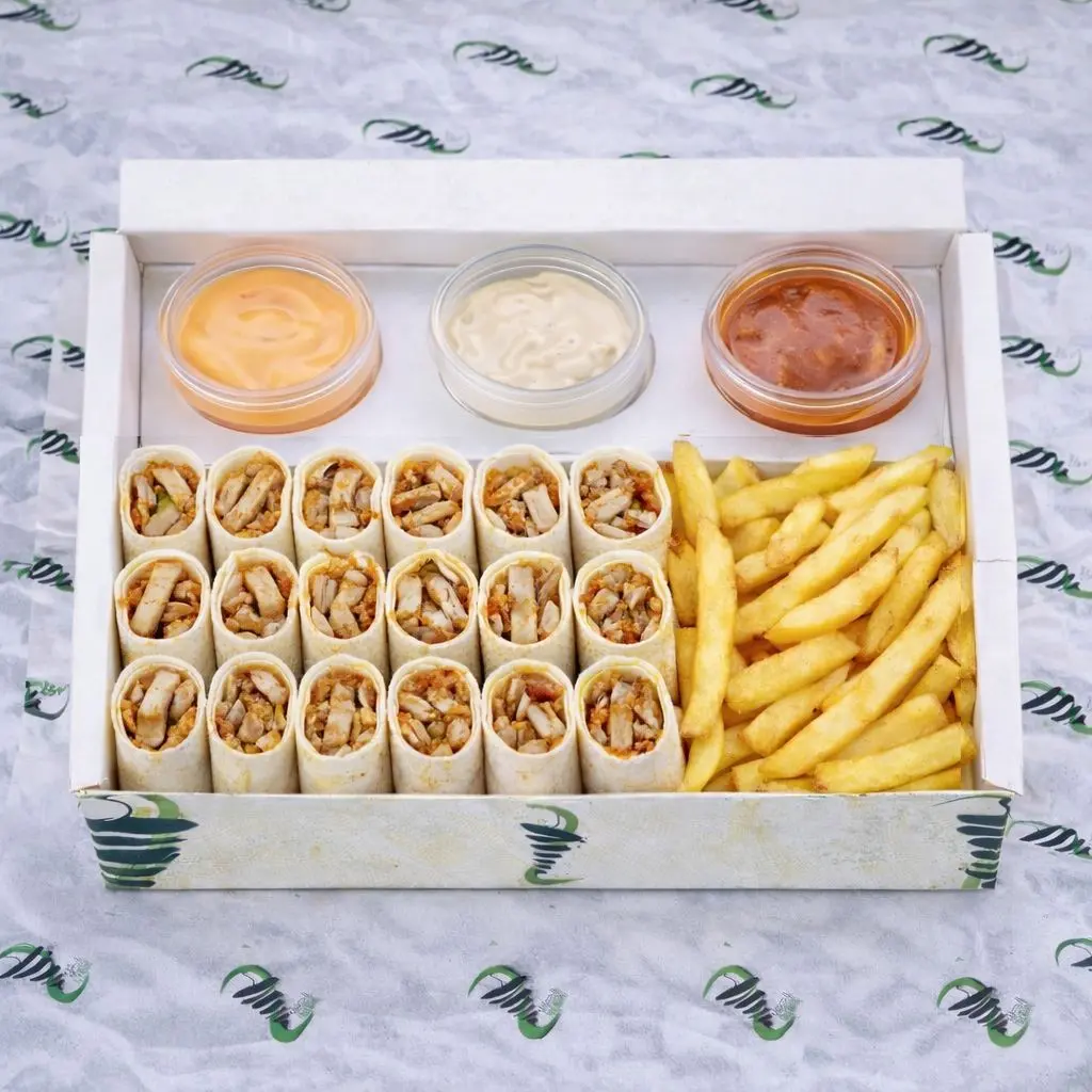 Jumbo Shawarma Plate Chicken