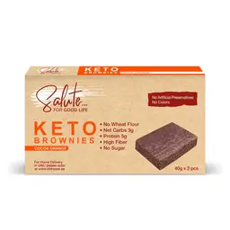 Keto Chocolate Orange Brownie - Salute