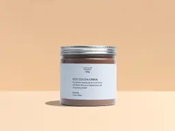 Chocolate powder with fruity notes