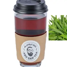 كوب شاي حبق زجاج