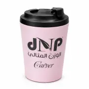 CARVER PINK STAINLESS MUG 120Z