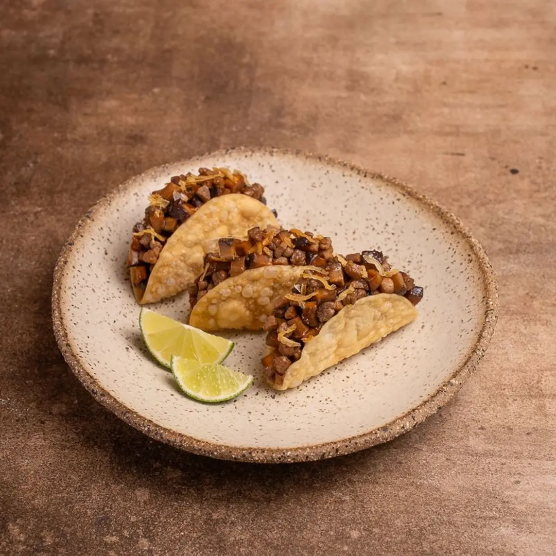Beef & Shiitake Tacos - 3 Pieces