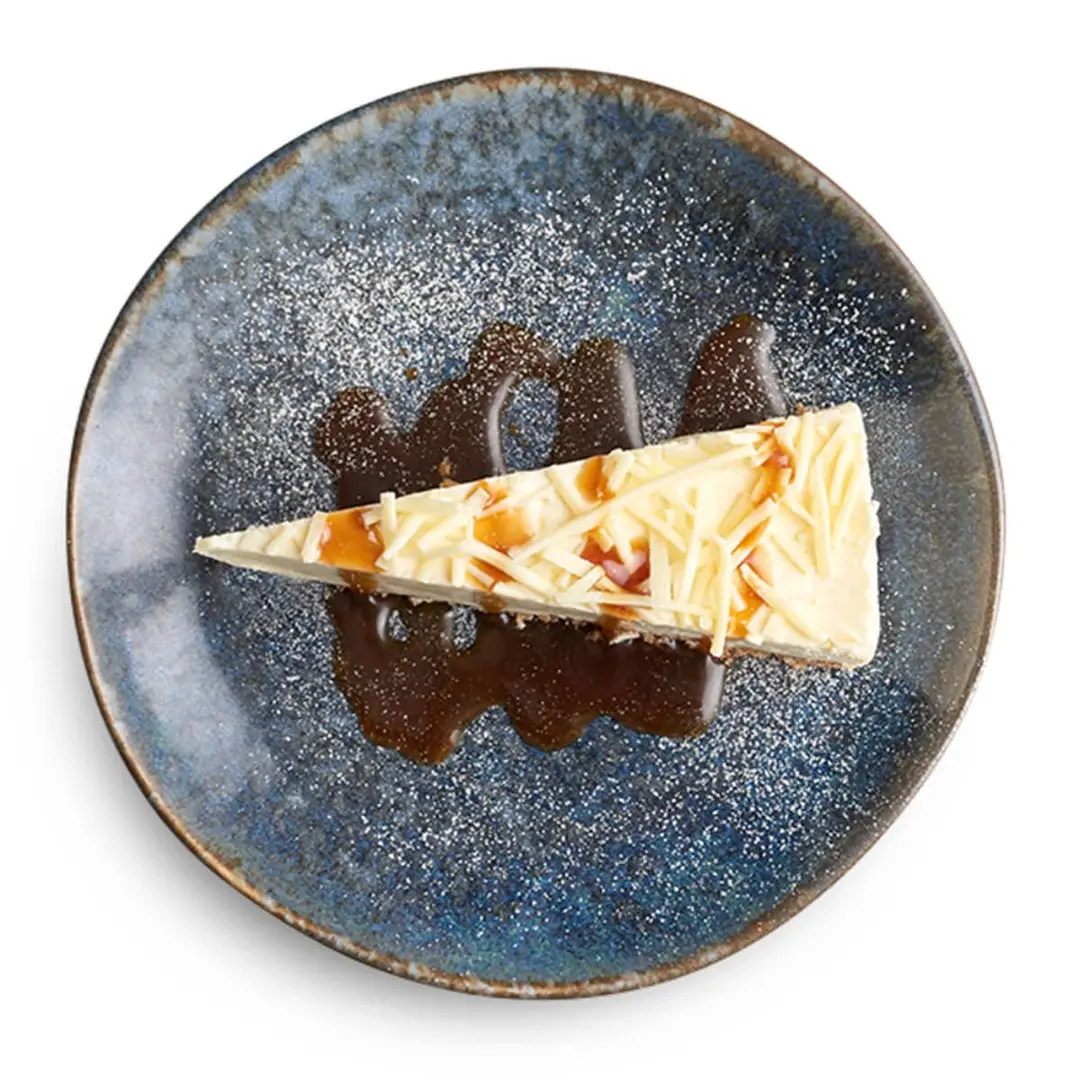 131. white chocolate and ginger cheese cake