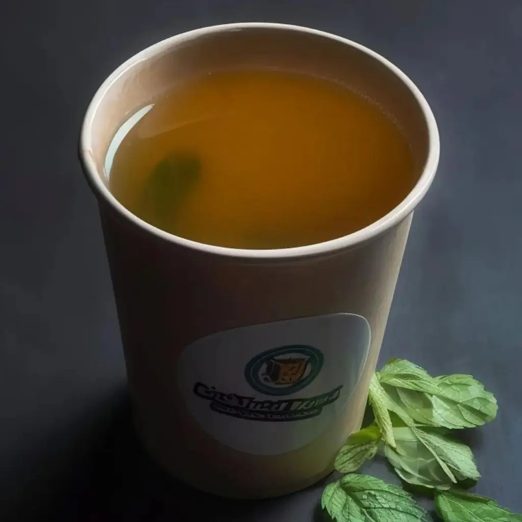 شاي أخضر بالنعناع