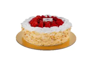 Fresh Strawberry Cake - 15 cm