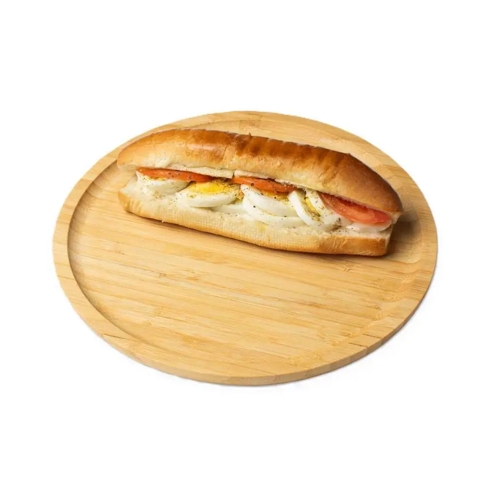 Boiled Egg and Potato Sandwich