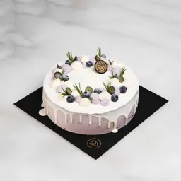 Blueberry cake with lemon