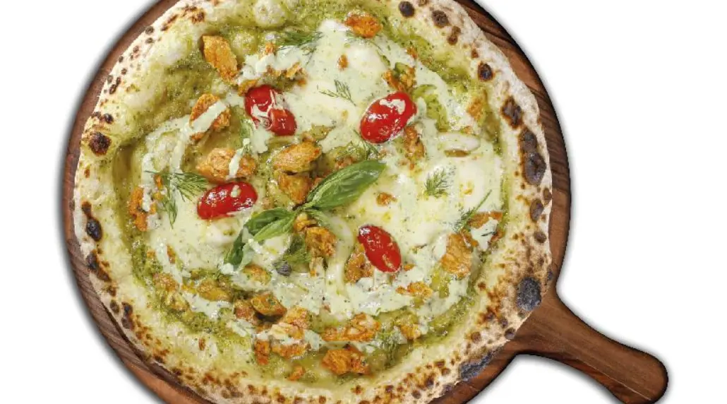 Pesto Chicken Pizza