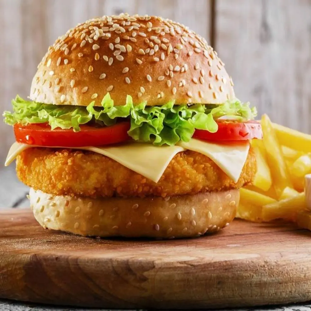 Chicken Burger with Cheese