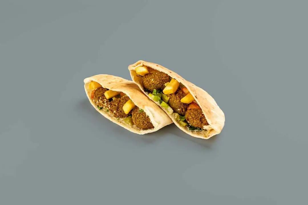 Arabic falafel sandwich