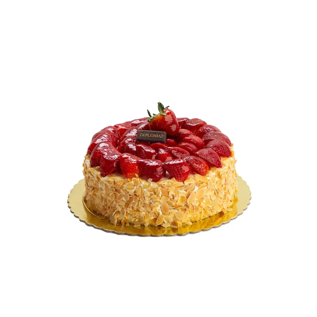 Strawberry Cake Eight Persons