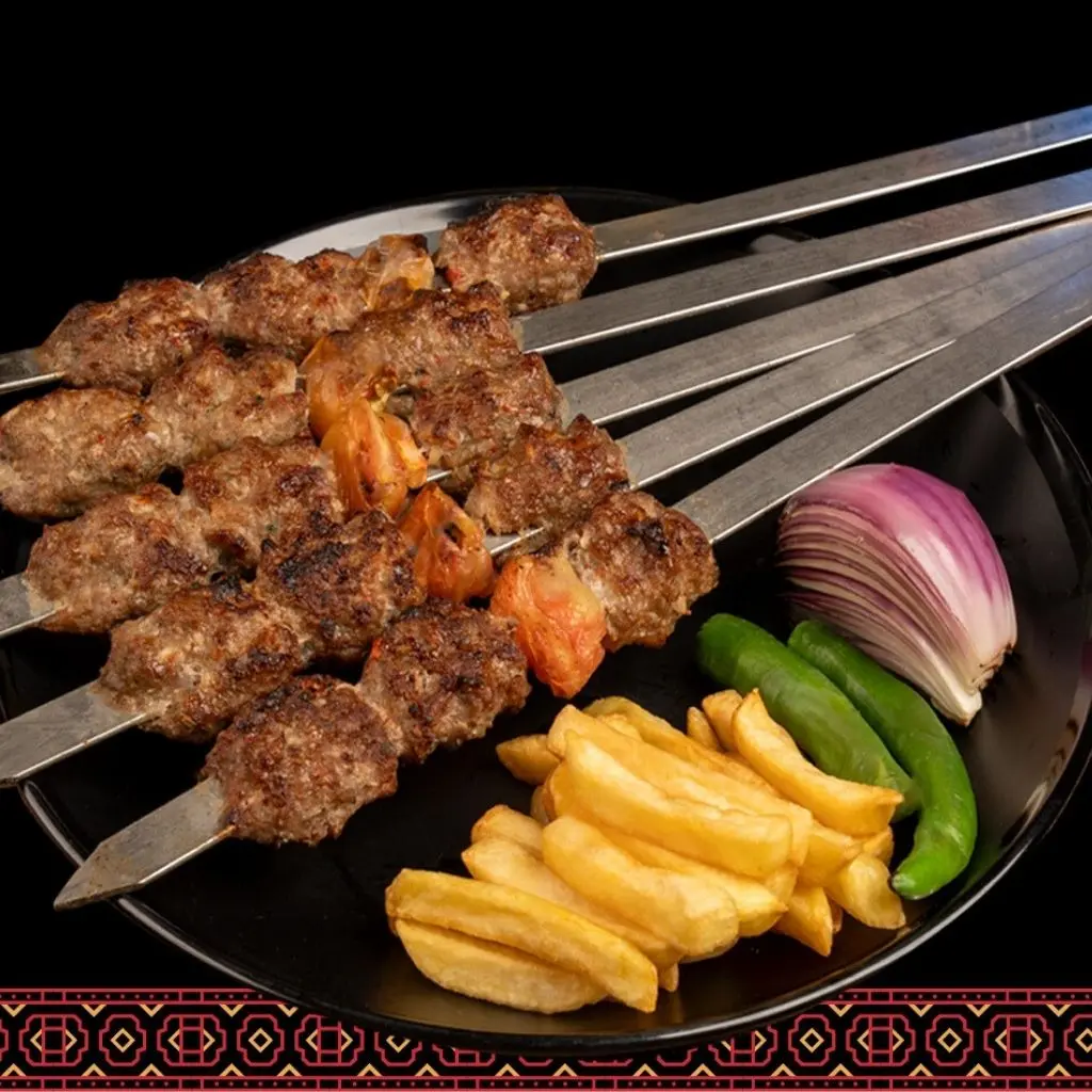 كباب لحم بقري بدون الرز
