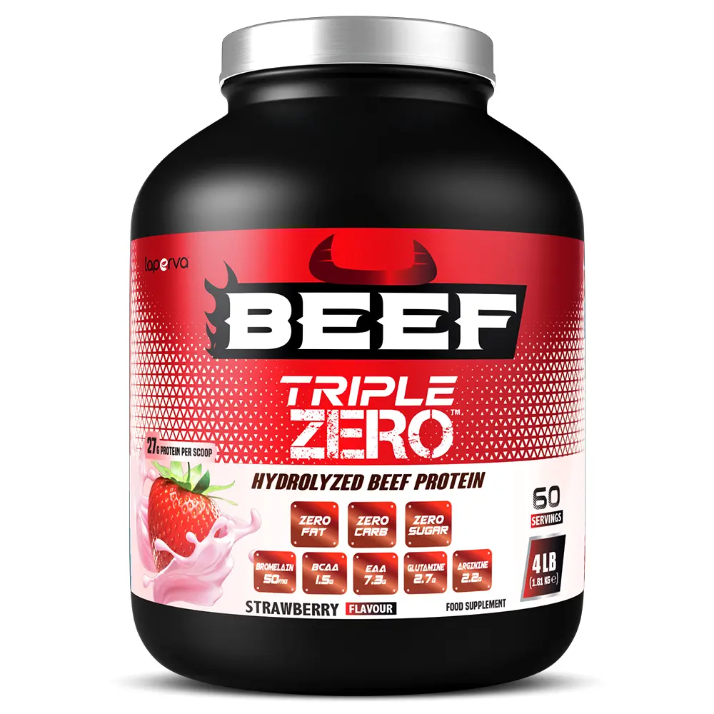 Laperva Beef Triple Zero Hydrolyzed Strawberry 4 LB