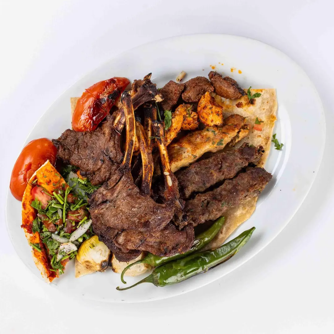 Mix Grill with Lamb Chops