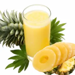عصير أناناس وقطع