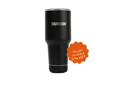 كوب حافظ للحرارة مع سماعة بلوتوث أسود (900مل)