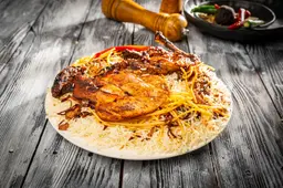 Chicken on Charcoal with Peshawari Rice
