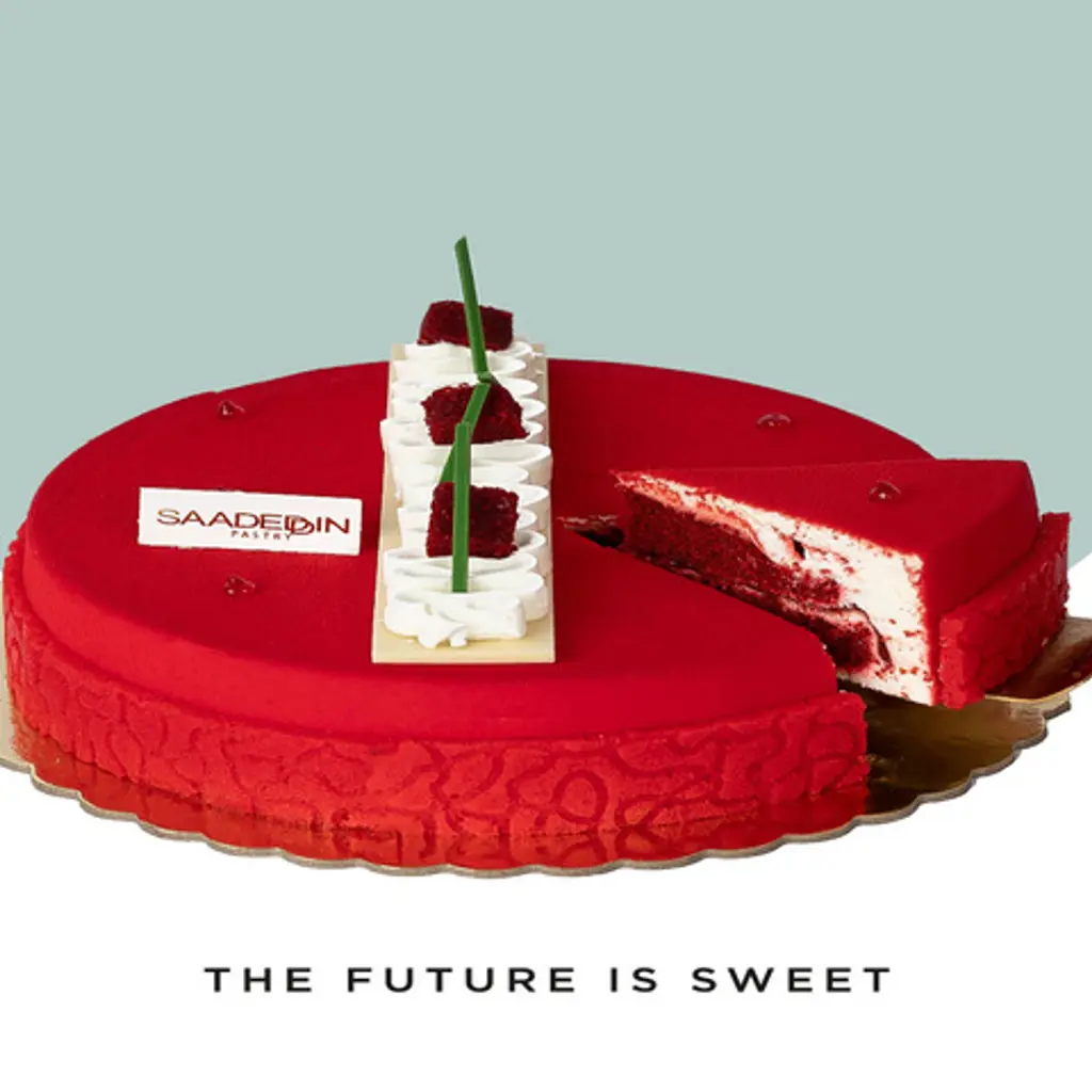 Small red velvet cake