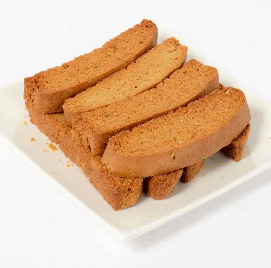 Brown Rusk with butter