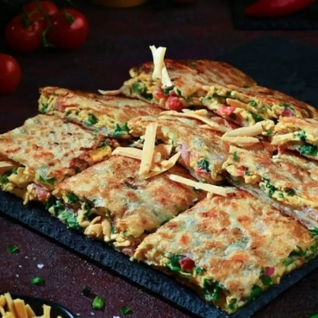 مطبق خضار جبن