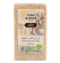 أرز بني قصير الحبة عضوي