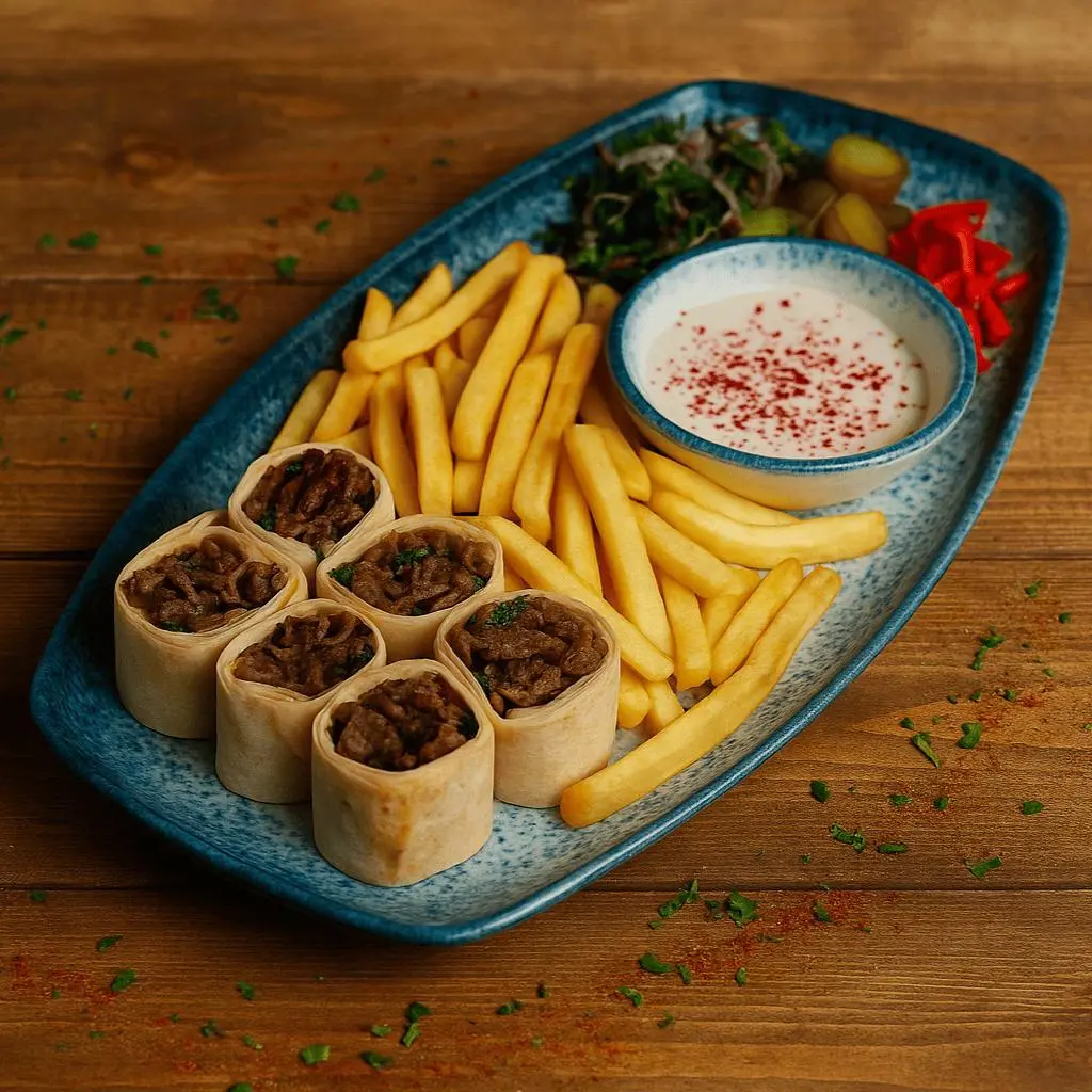 Arabic Meat Shawarma Plate