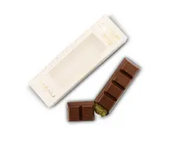 Chocolate bar box with pistachio and kunafa
