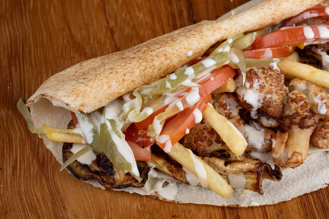 Mix Eggplant & Cauliflower Sandwich