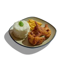 HALF CHICKEN WITH RICE