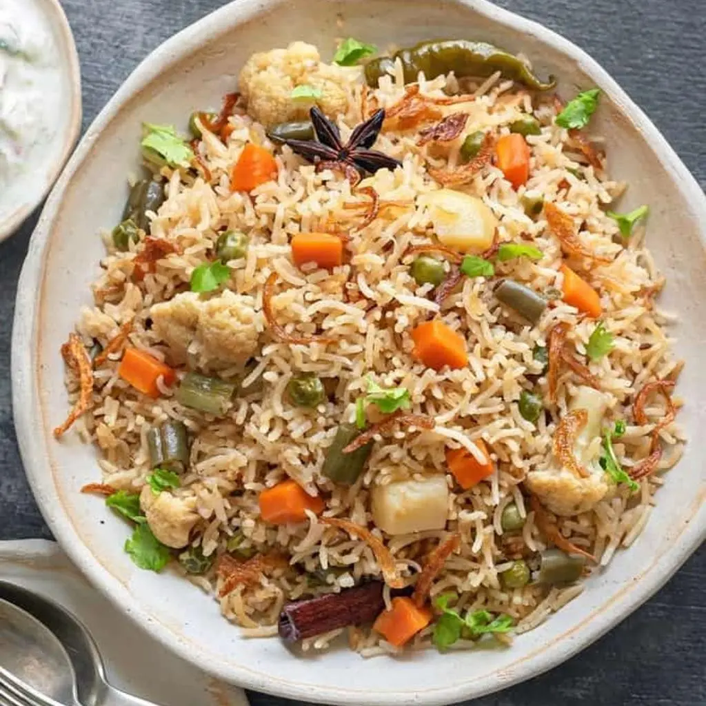 أرز بالخضار