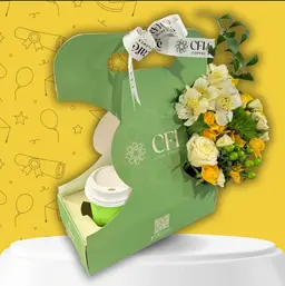 حامل الورد والقهوة للتخرج