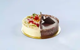 Galaxy & Fruit Mousse Cake