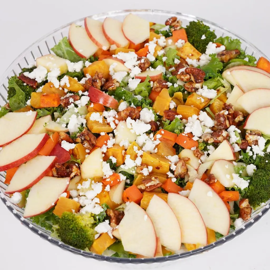 Broccoli and Cauliflower Salad