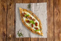 Labneh with Makdous Fatayer