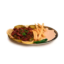 Plate of sausage