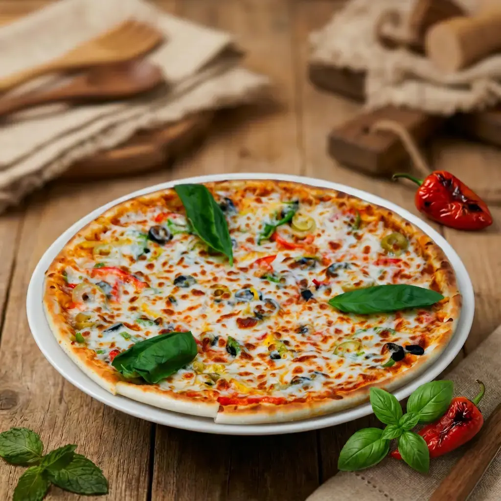 بيتزا الخضروات
