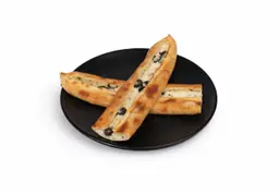 Akkawi cheese pie with olives