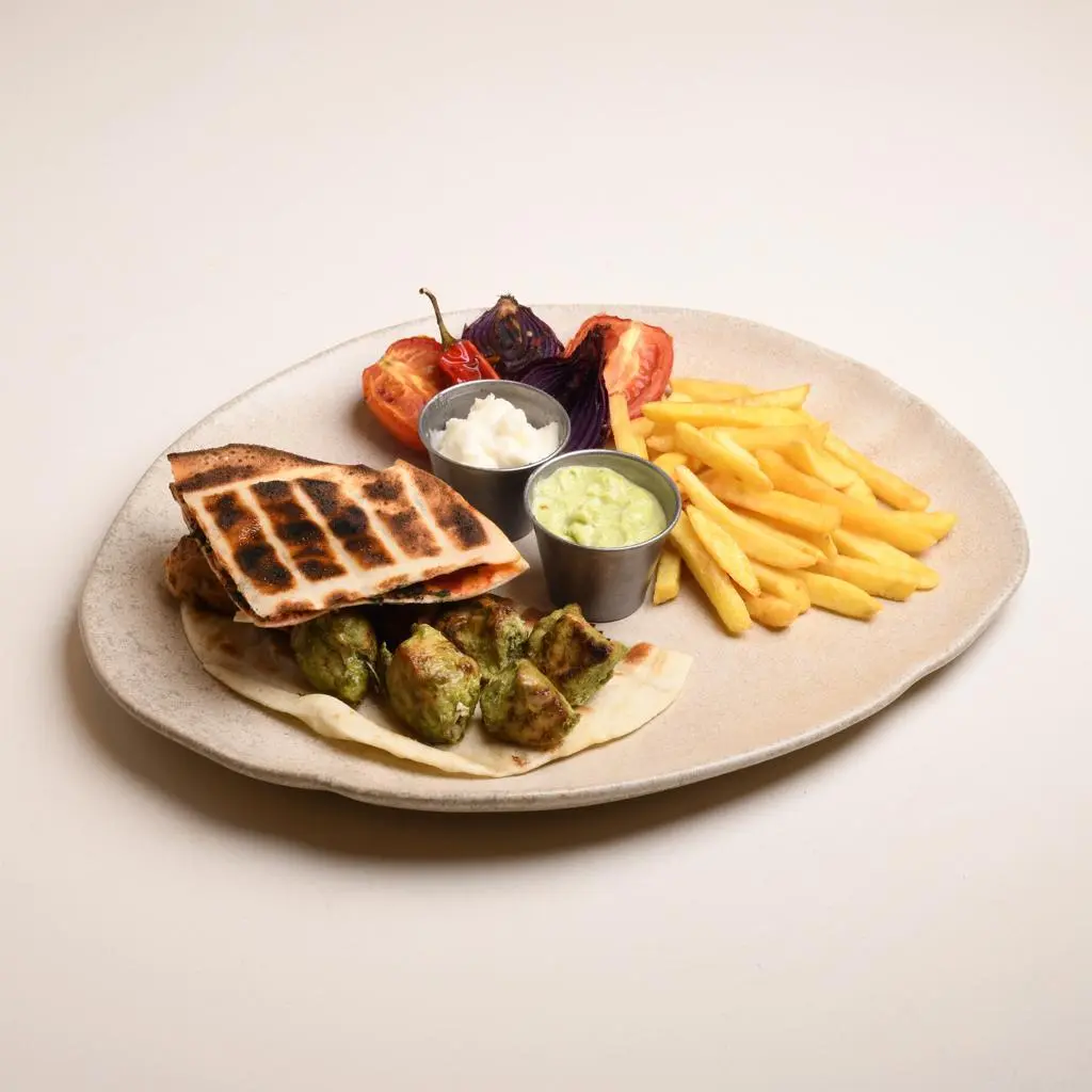 Shish Tawook with Pesto