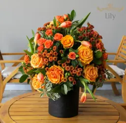 Joiful Vase- Orange