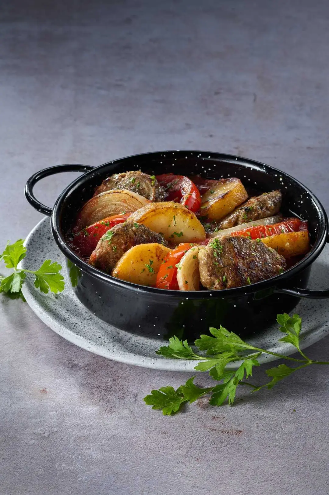 Kafta & Potato Pan