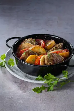 Kafta & Potato Pan