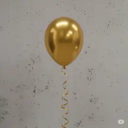 بالون هيليوم ذهبي