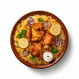 دجاج مقلي مع الأرز